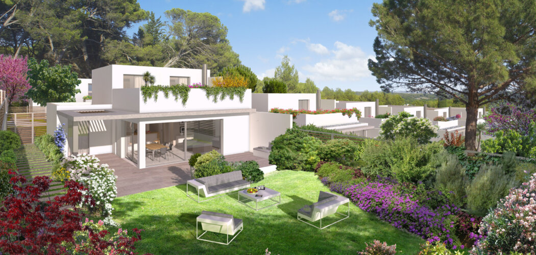 Programme immobilier neuf Le Parc aux Ecureuils - Marseille 9 : villas neuves au cœur de Sormiou, proximité Calanques et piscine privative (13009) - Référence : 8607