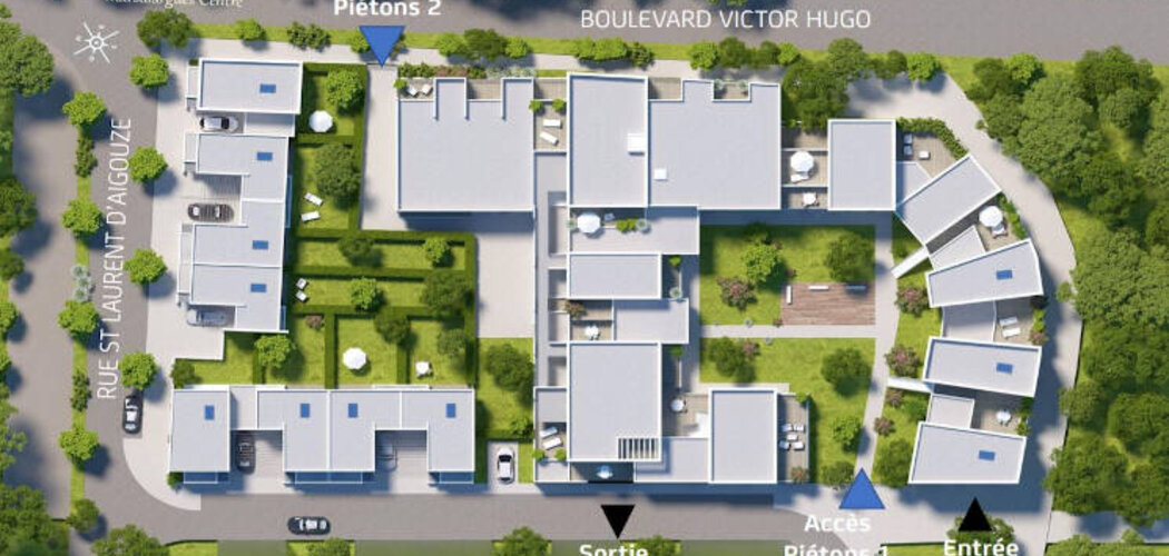 Programme immobilier neuf DOMAINE OPALE - Marsillargues : Appartements T2–T3 avec balcons, terrasses et domotique dans un secteur résidentiel (34590) - Référence : 4773