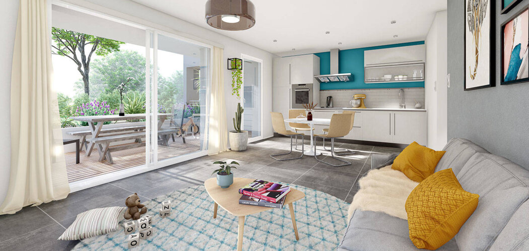Programme immobilier neuf LES VILLAS JARDINS - Martignas-sur-Jalle : Appartements T2–T4 et maisons avec jardins, terrasses et RT2012 à proximité du centre-ville (33127) - Référence : 14324