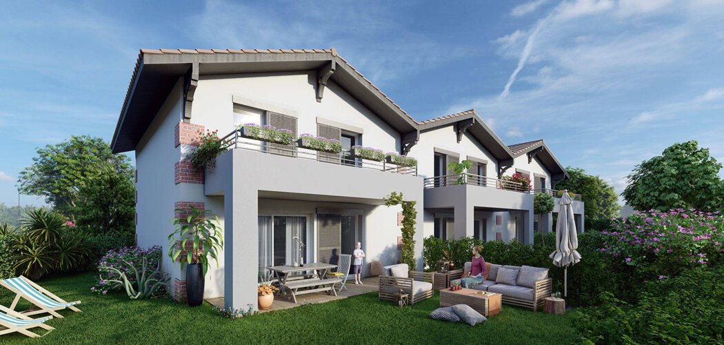 Programme immobilier neuf LES VILLAS JARDINS - Martignas-sur-Jalle : Appartements T2–T4 et maisons avec jardins, terrasses et RT2012 à proximité du centre-ville (33127) - Référence : 14324