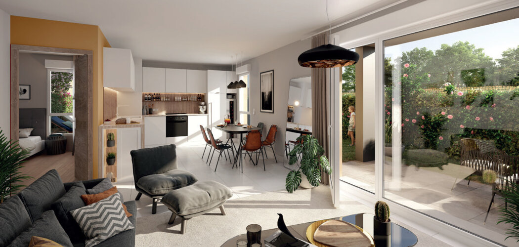 Programme immobilier neuf LE CLOS D'ACHILLE - Massieux à quelques pas des quais de Saône (01600) - Référence : 8233