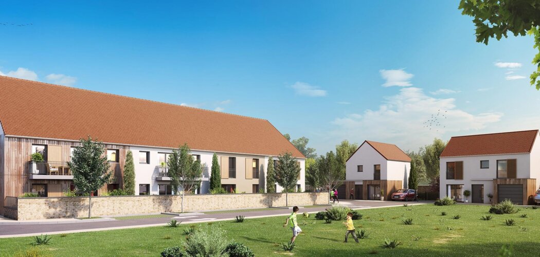 Programme immobilier neuf Le Hameau de la Guérinière - Mauchamps à deux pas du domaine de Chamarande (91730) - Référence : 8579