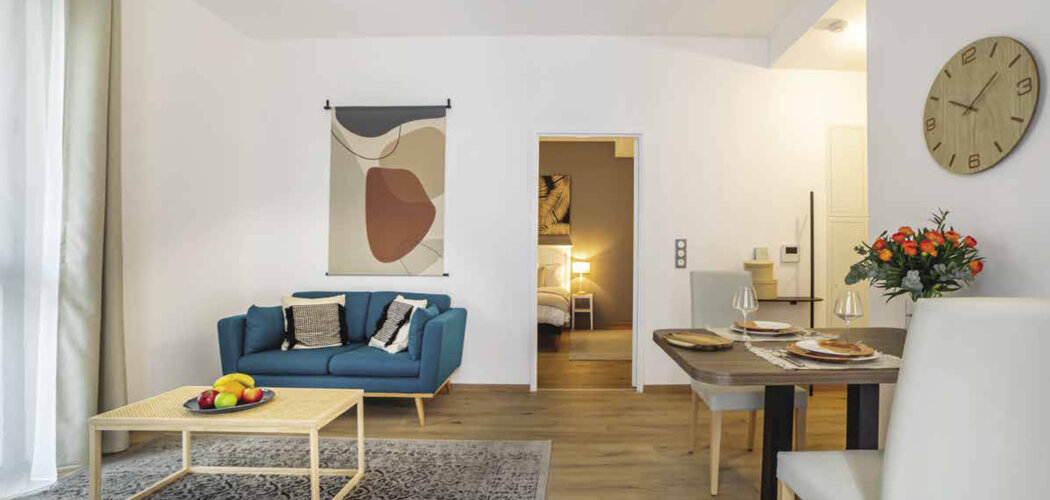 Programme immobilier neuf LE JARDIN DE CASTILLE - Mauguio : 95 appartements séniors du studio au T3 à 8 min du centre-ville (34130) - Référence : 15059