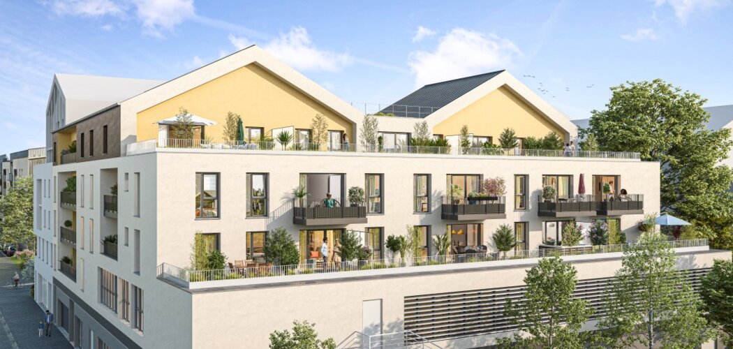 Programme immobilier neuf SQUARE FOCH - Meaux : appartements neufs du studio au T4 à 7 min du parc du Pâtis (77100) - Référence : 15856