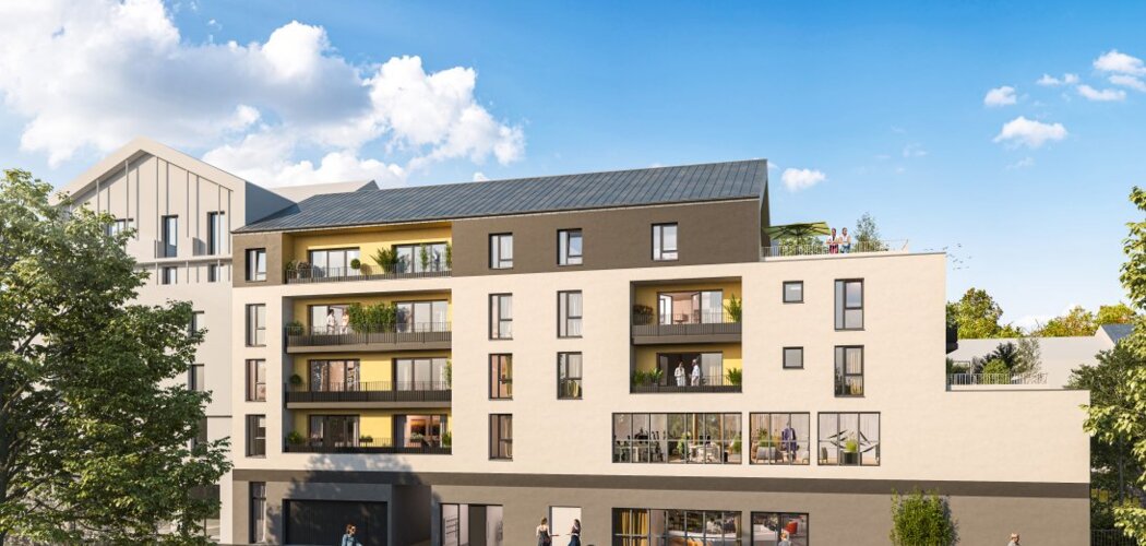 Programme immobilier neuf SQUARE FOCH - Meaux : appartements neufs du studio au T4 à 7 min du parc du Pâtis (77100) - Référence : 15856