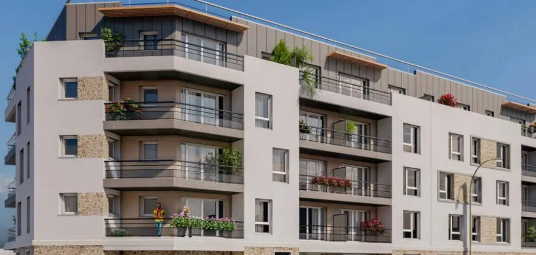 Programme immobilier neuf Les Terrasses de Meldis (77) - Meaux proche gare à 7 min à vélo (77100) - Référence : 16294