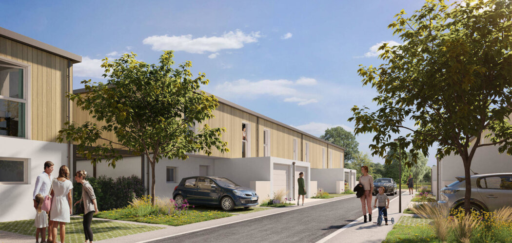 Programme immobilier neuf Be Fine - Melun : Appartements studio–T5 et maisons T4–T5 avec parc paysager, parking et proximité gare de Lyon (77000) - Référence : 6838