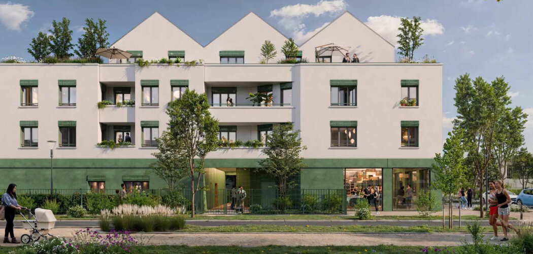 Programme immobilier neuf Chromatic - Melun écoquartier Wood proche  future station TZEN 2 (77000) - Référence : 16317