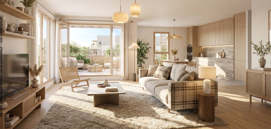 Programme immobilier neuf Les Allées du Bois - TVA 7% - Melun proche Paris avec futur T Zen 2 et cadre nature (77000) - Référence : 17111
