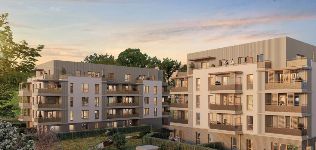 Programme immobilier neuf Les Allées du Bois - TVA 7% - Melun proche Paris avec futur T Zen 2 et cadre nature (77000) - Référence : 17111