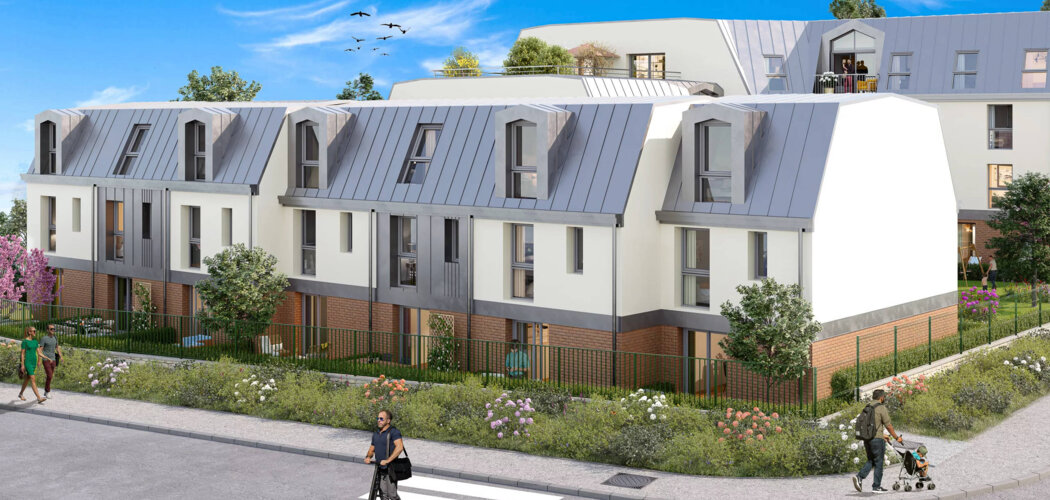 Programme immobilier neuf VILLA DES BLEUETS - Melun résidence calme à 15 min de la gare RER D (77000) - Référence : 12188