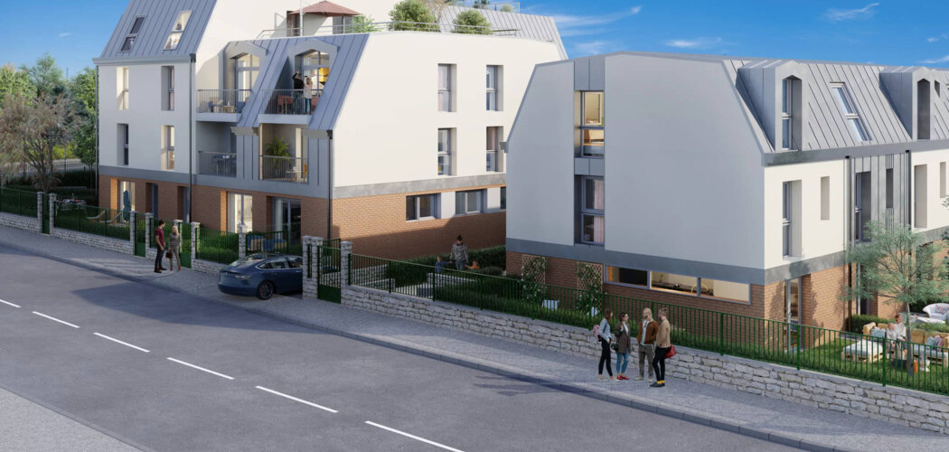 Programme immobilier neuf VILLA DES BLEUETS - Melun résidence calme à 15 min de la gare RER D (77000) - Référence : 12188