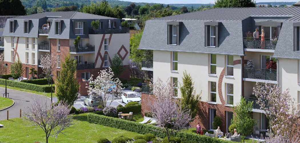 Programme immobilier neuf Les Terrasses du Chateau - Ménilles cœur de village à proximité d’Évreux (27120) - Référence : 13759