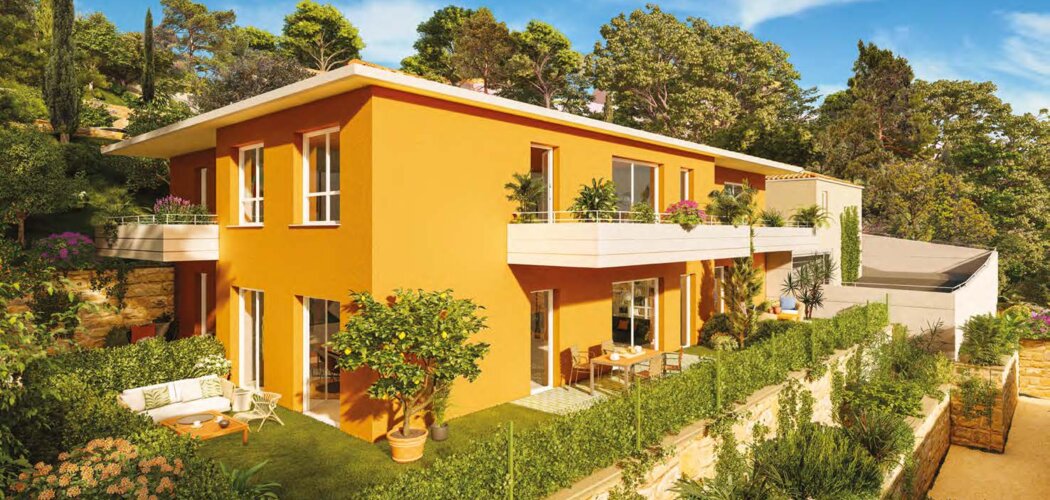 Programme immobilier neuf LES HAUTS JARDINS - Menton : appartements neufs avec vue sur la vallée sur les hauteurs (06500) - Référence : 14364
