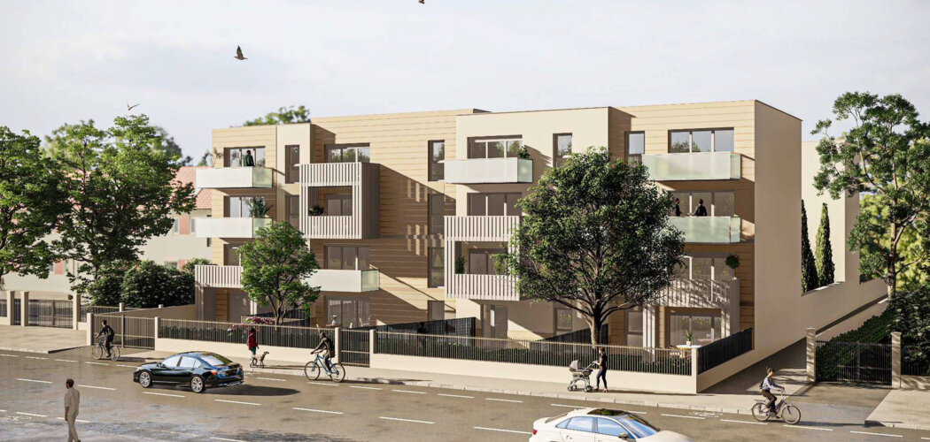 Programme immobilier neuf DUO VERDE - Mérignac à deux pas du tramway A (33700) - Référence : 9246