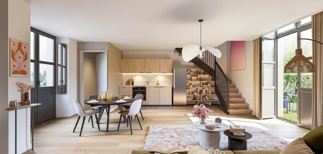 Programme immobilier neuf CHATEAU BON AIR - Mérignac : appartements neufs studio–T3 en Château rénové près de Mérignac Soleil (33700) - Référence : 9242