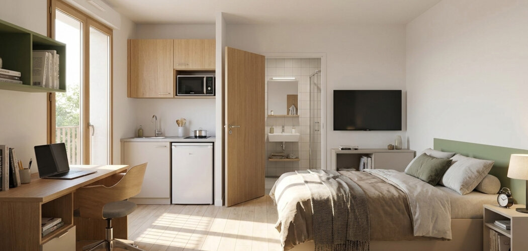 Programme immobilier neuf My Work Bordeaux Mérignac - Mérignac logements étudiants à 9 min de l’INSPÉ (33700) - Référence : 18484