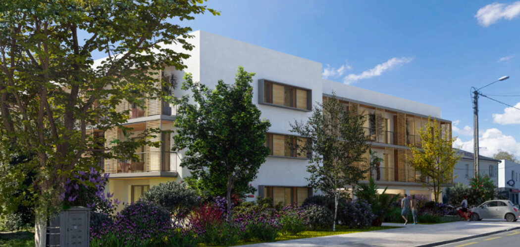 Programme immobilier neuf Domaine capeyron - Mérignac proche de Bordeaux en tramway (33700) - Référence : 15050