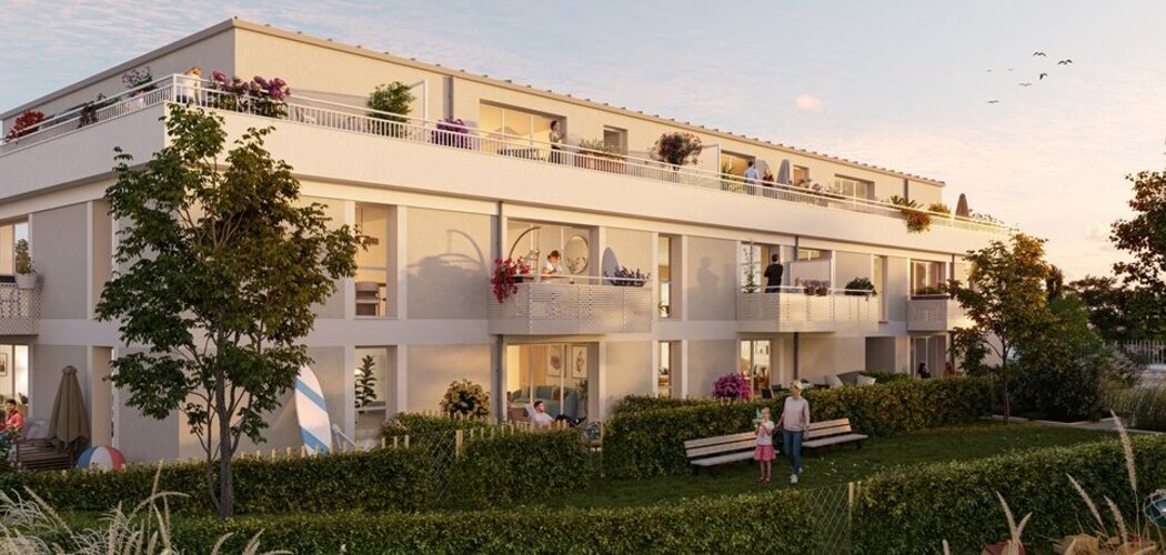 Programme immobilier neuf LA RESIDENCE DES OYATS - Merville-Franceville-Plage résidence intimiste sur la Côte Fleurie (14810) - Référence : 17894