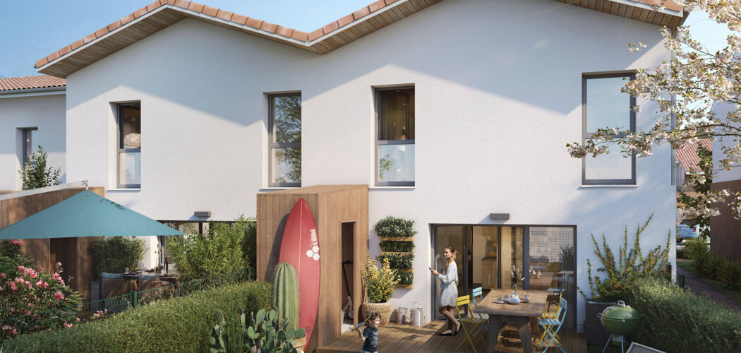 Programme immobilier neuf HESTA - Messanges : maisons et appartements neufs du 2 au 5 pièces à 300 m de la Salle des Sports (40660) - Référence : 15461
