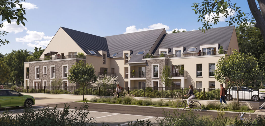 Programme immobilier neuf VILLA AUREA - Mettray résidence familiale proche du centre de Tours (37390) - Référence : 18120