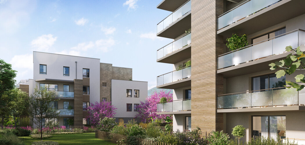 Programme immobilier neuf Domaine des Setiers - Meylan aux portes de Grenoble près du parc Bruchet (38240) - Référence : 15375