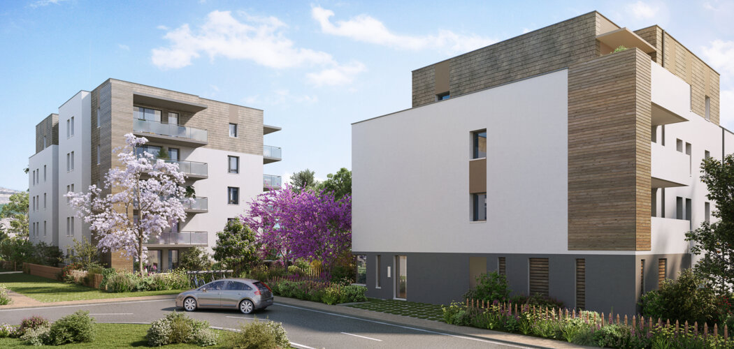 Programme immobilier neuf Domaine des Setiers - Meylan aux portes de Grenoble près du parc Bruchet (38240) - Référence : 15375
