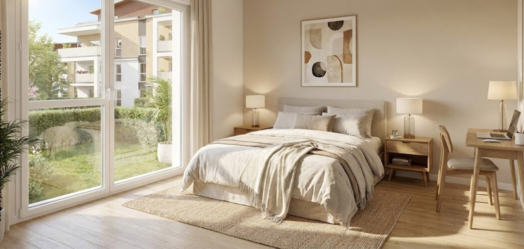 Programme immobilier neuf TERRASSES ET JARDINS - Meyzieu résidence verdoyante connectée à Lyon (69330) - Référence : 17544