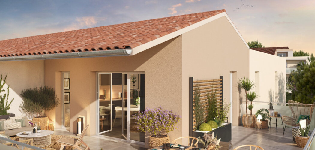 Programme immobilier neuf L'ECRIN DE THAU - Mèze : 46 logements neufs du studio au T4 à 4 min de la Plagette (34140) - Référence : 15104