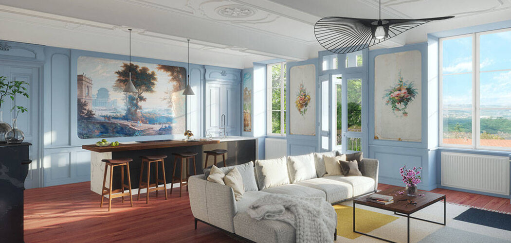 Programme immobilier neuf LE DOMAINE DES VIGNES - Millery : Appartements T2–T5 et maisons avec jardins, vues Monts du Lyonnais et parking au cœur des Monts du Lyonnais (69390) - Référence : 6477
