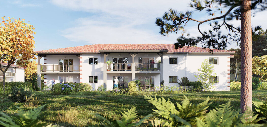 Programme immobilier neuf LANOSTA - Mimizan coeur de ville à 15min en voiture des plages (40200) - Référence : 15468