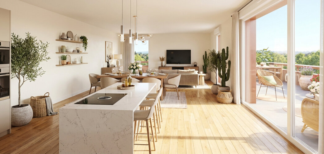 Programme immobilier neuf Résidence Marjorelle - Miramas résidence contemporaine à deux pas du centre ville (13140) - Référence : 14033