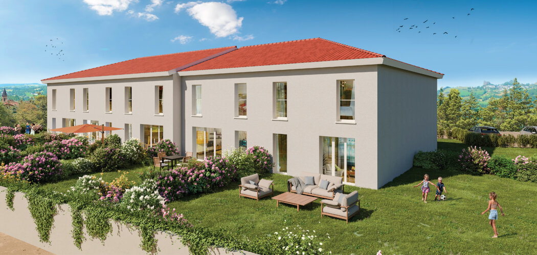 Programme immobilier neuf COTE HENRIETTES - Misérieux centre aux portes de Lyon en 35 min (01600) - Référence : 13827
