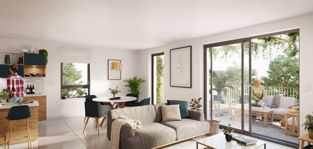 Programme immobilier neuf Les villas des Sources -  Mittelhausbergen : appartements neufs du 2 au 5 pièces en cœur de village (67206) - Référence : 8243