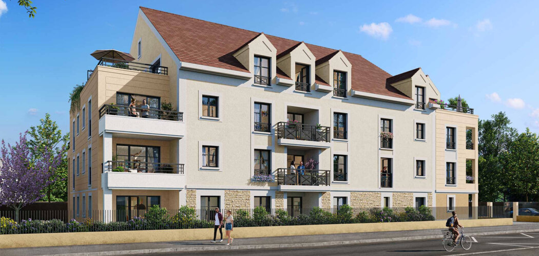 Programme immobilier neuf Le Domaine du Parc - Appartements - Moisselles proche centre ville (95570) - Référence : 8161