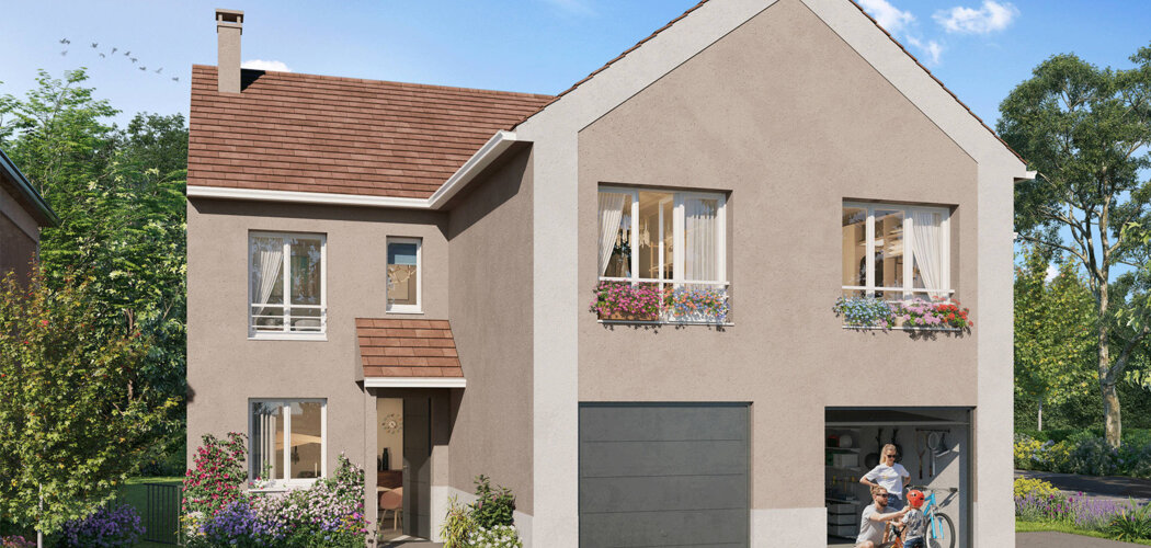 Programme immobilier neuf Le Domaine du Parc - Appartements - Moisselles proche centre ville (95570) - Référence : 8161