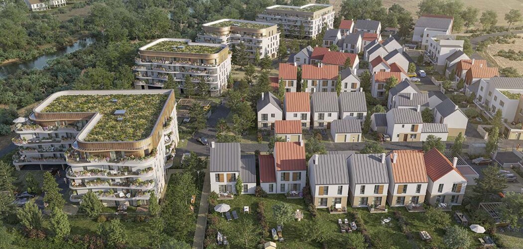 Programme immobilier neuf MYCELIUM - Moissy-Cramayel : Appartements T2–T4 avec terrasses, parking sécurisé et proximité écoquartier (77550) - Référence : 7014