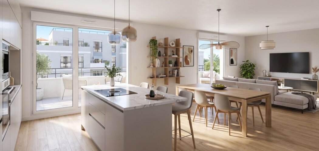 Programme immobilier neuf Le 504 - Moissy-Cramayel résidence contemporaine proche du RER D (77550) - Référence : 18503