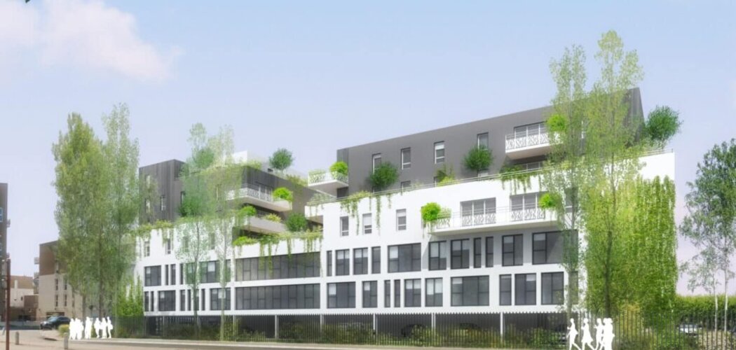 Programme immobilier neuf Les Terrasses de l'Orne - Mondeville : appartements neufs T1–T5 à deux pas de l'Orne et du bois du Biez (14120) - Référence : 11527