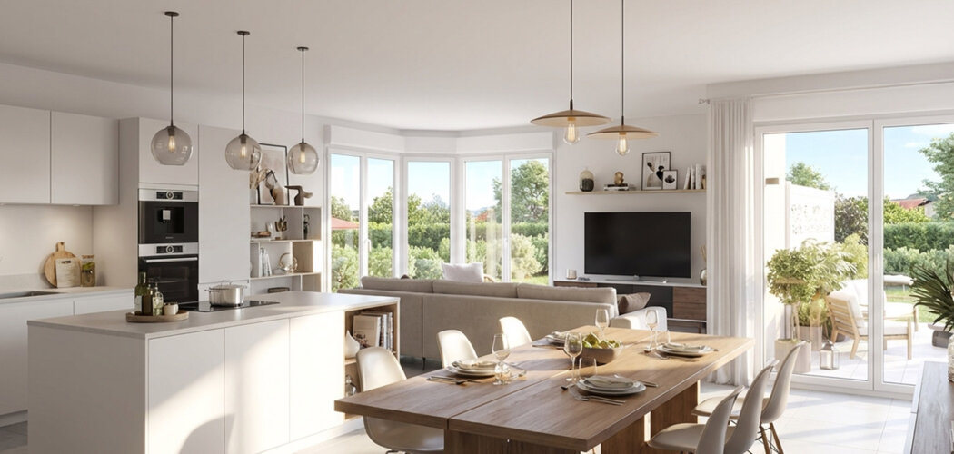 Programme immobilier neuf LE DOMAINE DU SALEVE - Monnetier-Mornex maisons neuves proche du Salève (74560) - Référence : 13903