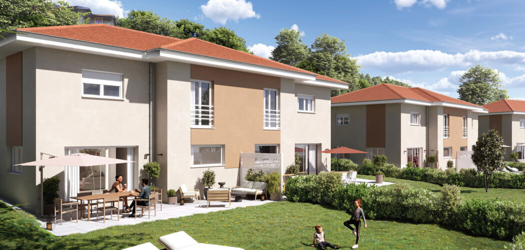 Programme immobilier neuf LE DOMAINE DU SALEVE - Monnetier-Mornex maisons neuves proche du Salève (74560) - Référence : 13903