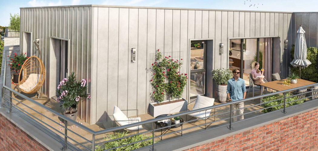 Programme immobilier neuf Green Hope - Mons-en-Barœul : Appartements T2–T5 avec loggias, parquet stratifié et proximité parc du Barœul (59370) - Référence : 14469