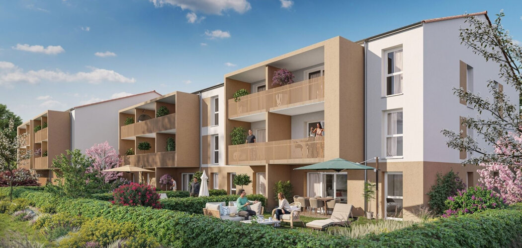 Programme immobilier neuf CONNEXION - Mont-de-Marsan aux portes du centre-ville (40000) - Référence : 15482