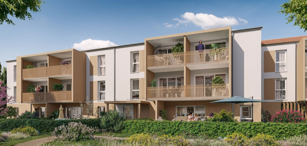 Programme immobilier neuf CONNEXION - Mont-de-Marsan aux portes du centre-ville (40000) - Référence : 15482