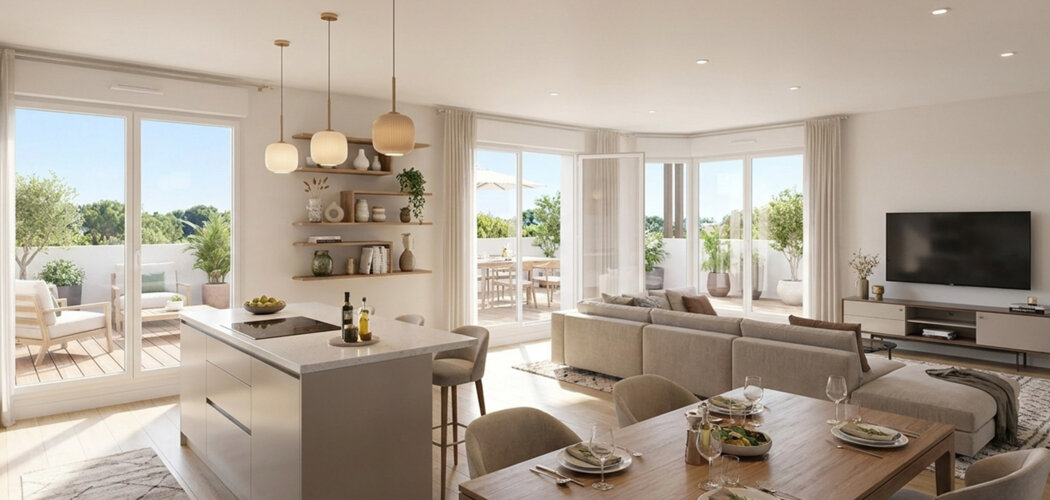Programme immobilier neuf INSPIRATION PHASE 2 - Mont-de-Marsan résidence verdoyante proche gare et commerces (40000) - Référence : 17854