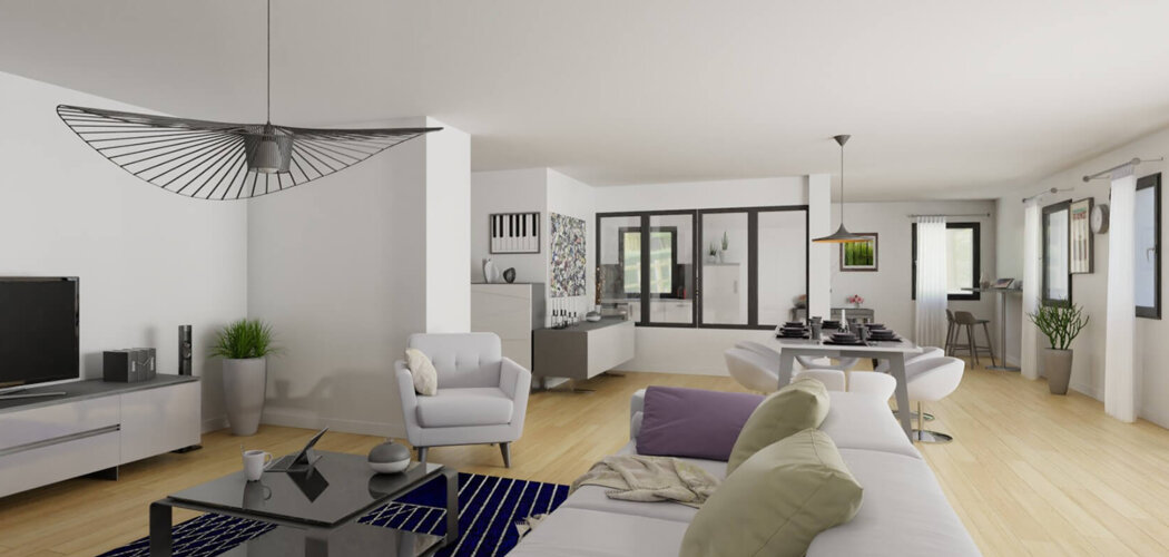 Programme immobilier neuf Parc Bellevue - Mont-Saint-Aignan : 18 appartements et maison neuve avec vues sur Rouen, jardin arboré (76130) - Référence : 15654