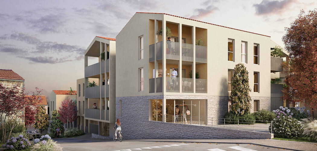 Programme immobilier neuf COEUR DE VILLAGE - Montagny environnement calme à deux pas du centre et de Lyon (69700) - Référence : 17612