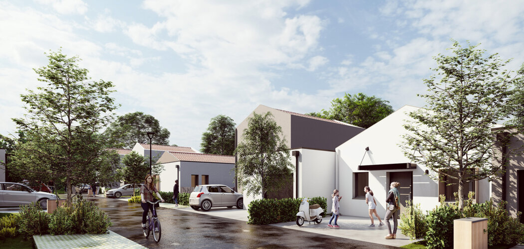 Programme immobilier neuf MONA LISA - Montaigu-Vendée : appartements et maisons neuves T2–T4 à 3 min du centre-ville (85600) - Référence : 11280