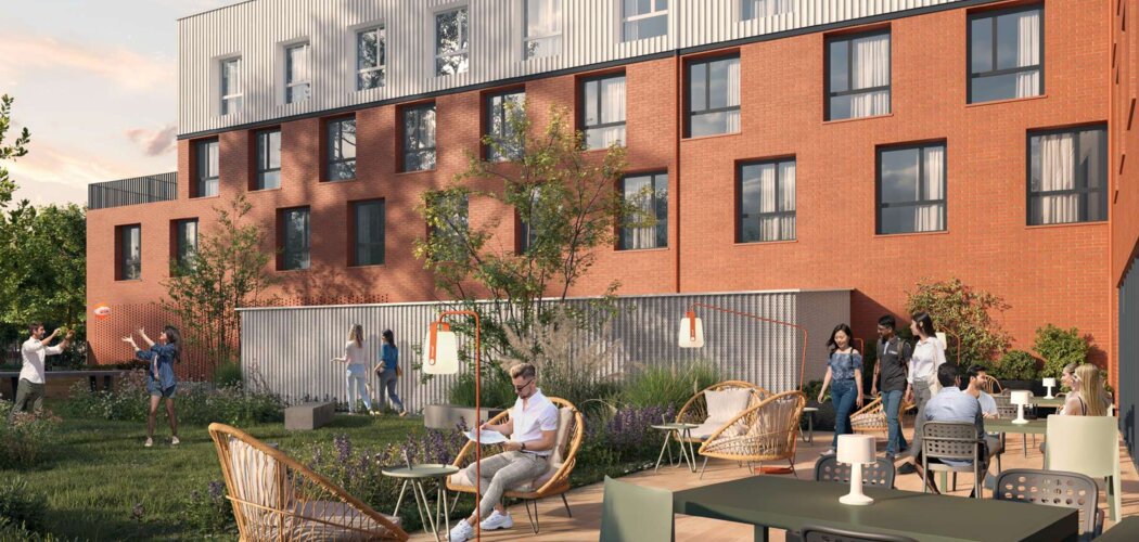 Programme immobilier neuf STUDENTLY MONTAUBAN - Montauban : 102 logements étudiants éligibles LMNP, à deux pas du Tarn et de la gare TGV (82000) - Référence : 17471