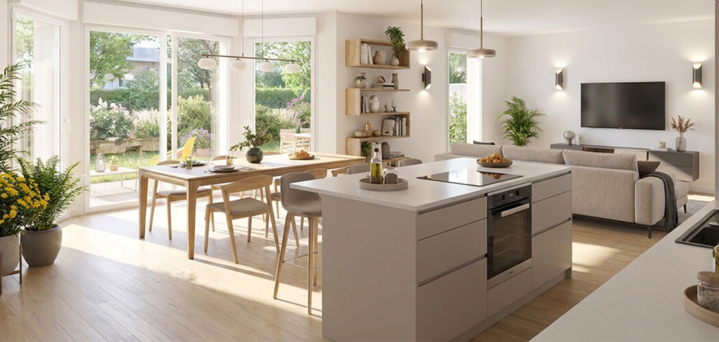 Programme immobilier neuf Les Azurés - Montbonnot Saint Martin appartements avec vues sur Belledonne (38330) - Référence : 17555